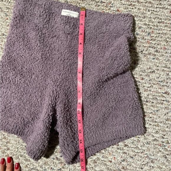 Aritzia The Group Babaton Retrea Fuzzy Lounge Short Purple- Size Small - Picture 5 of 11